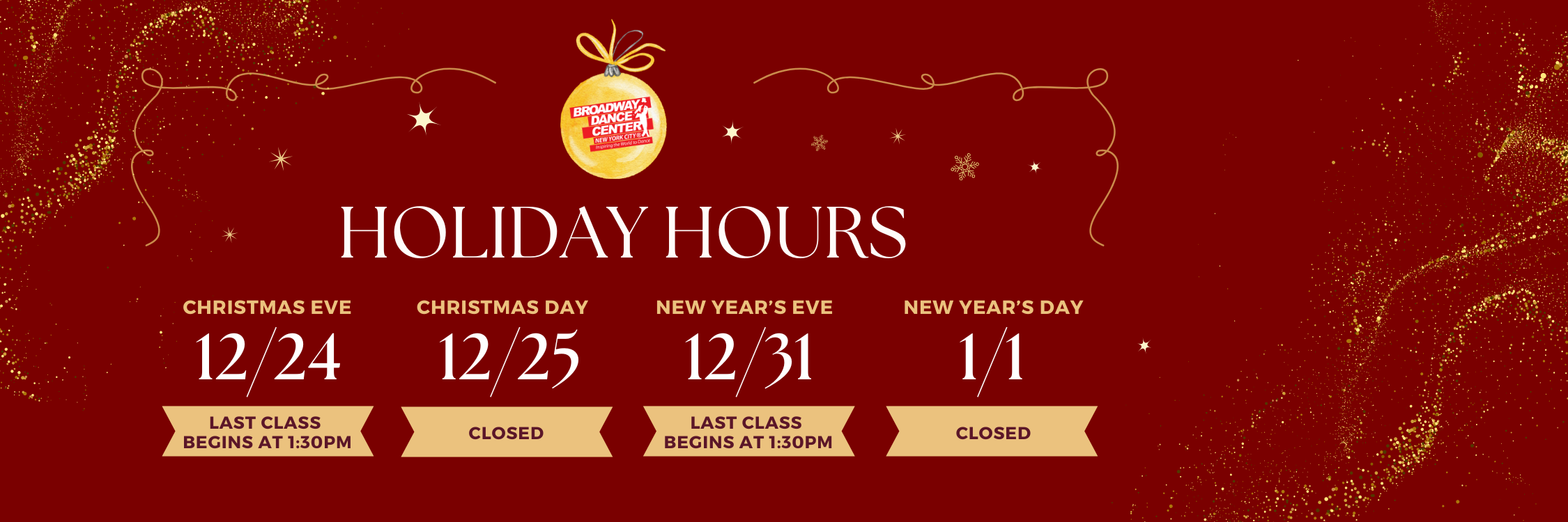 Holiday Hours