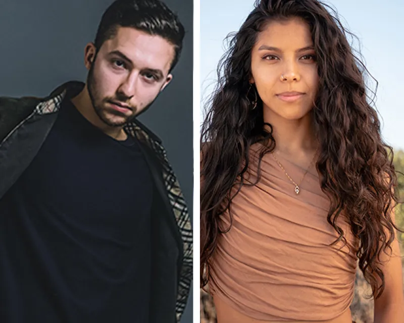 Dylan Mayoral and Selene Haro