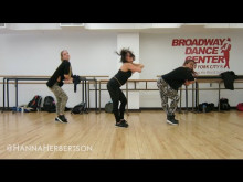 Preview image for the video &quot;Rihanna + Drake WORK DANCEHALL @ Broadway Dance Center @HannaHerbertson @BLACKGOLDnyc Choreography&quot;.