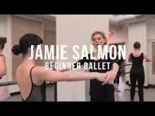 Preview image for the video &quot;Jamie Salmon | Beginner Ballet | #bdcnyc&quot;.